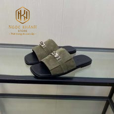 Dép Hermes nam da lộn