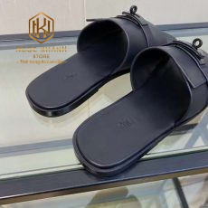 Dép Hermes nam da trơn