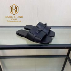 Dép Hermes nam da trơn