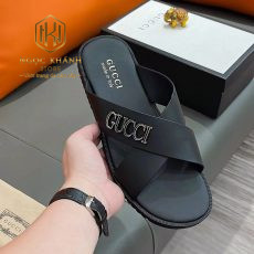 Dép Gucci nam quai chéo