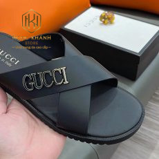 Dép Gucci nam quai chéo
