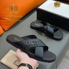 Dép Gucci nam quai chéo