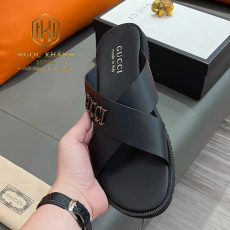 Dép Gucci nam quai chéo