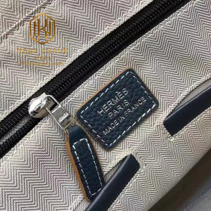 Túi xách nam Hermes màu xanh