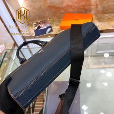 Túi xách nam Hermes màu xanh