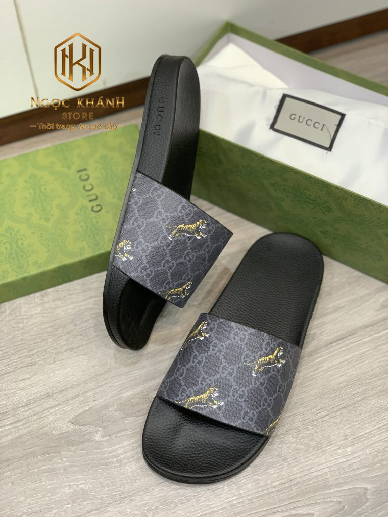 Dép Gucci nam quai ngang
