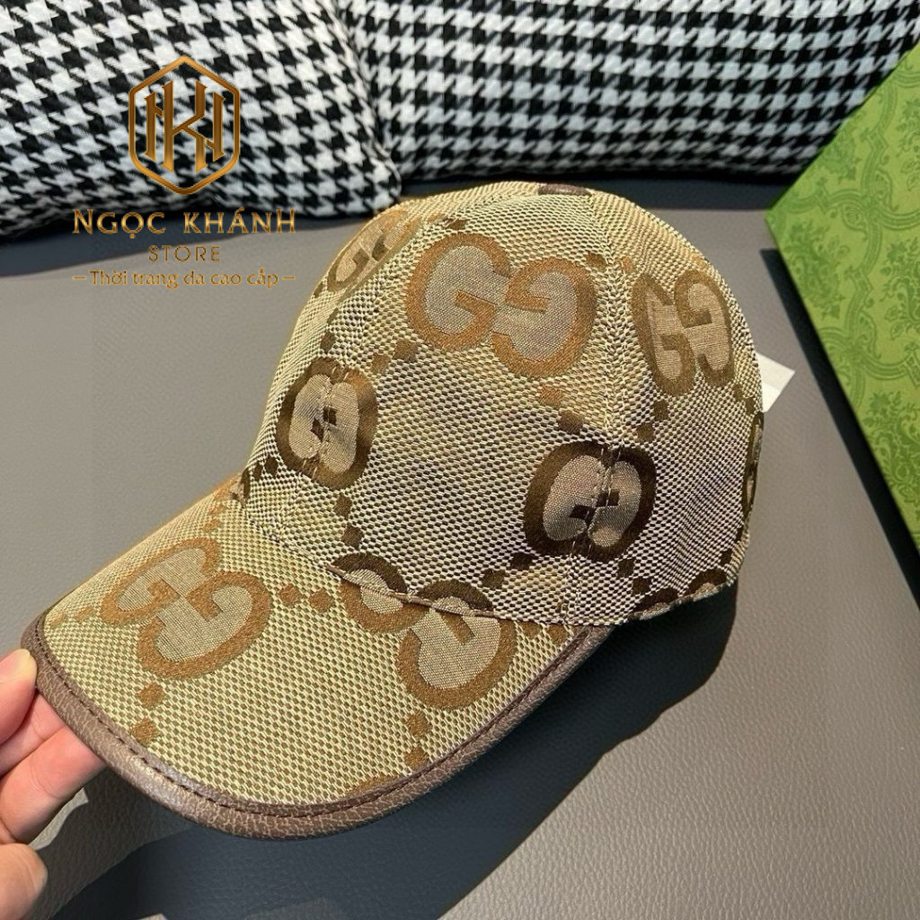 Mũ nam Gucci màu nâu