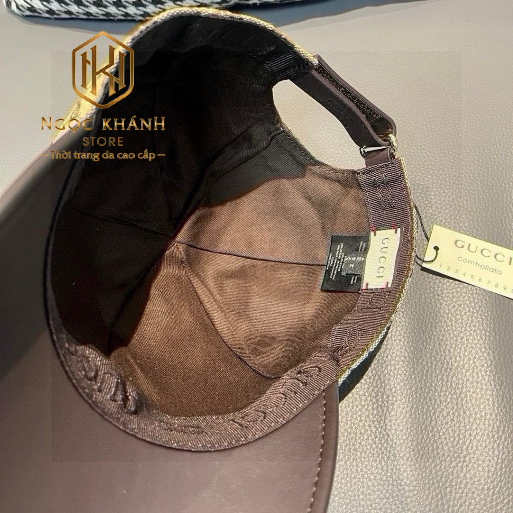 Mũ nam Gucci màu nâu