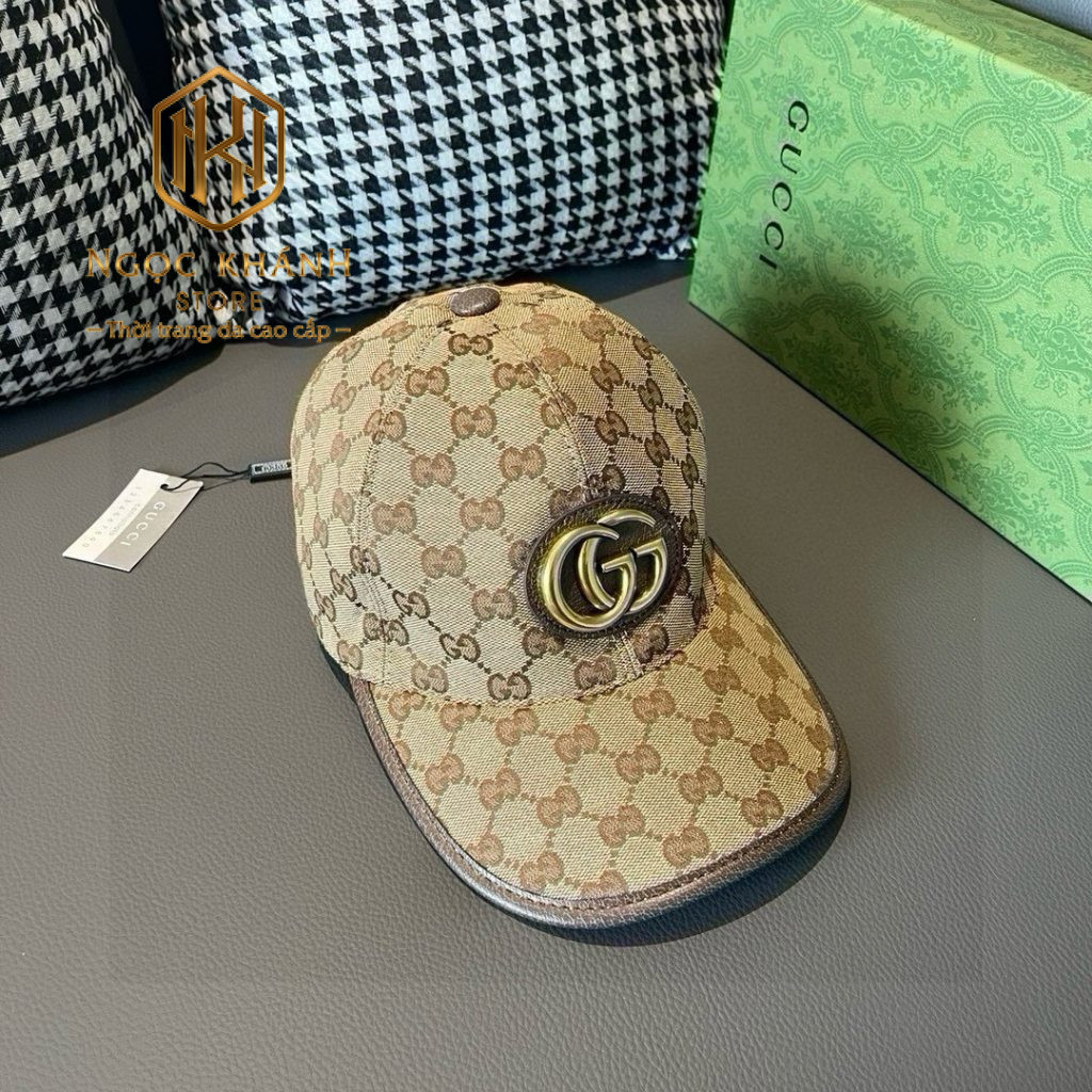 Mũ nam Gucci màu nâu