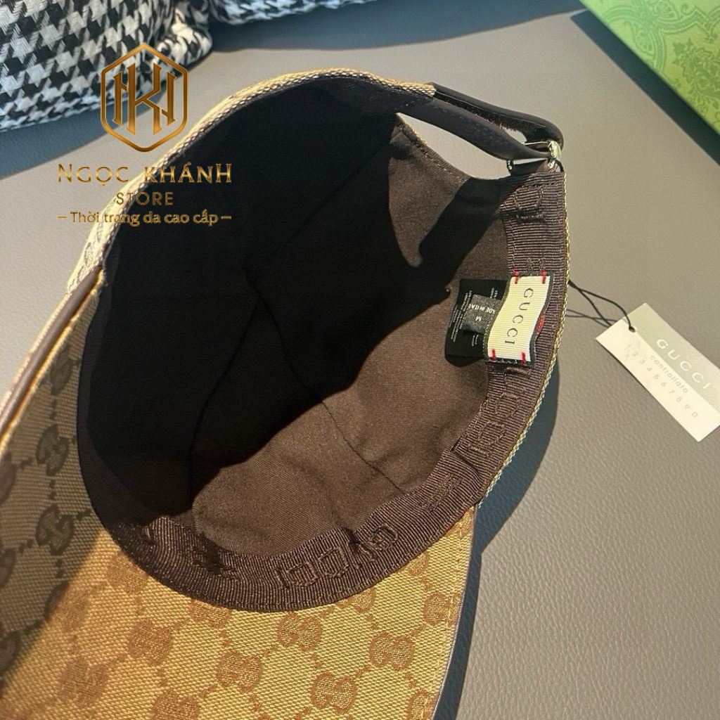 Mũ nam Gucci màu nâu