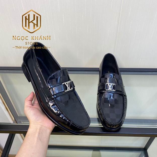 Top 6+ mẫu giày lười LV caro hàng hiệu, cao cấp được ưa chuộng tại Ngọc Khánh Store 6 giay luoi lv caro