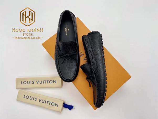 Review 6+ mẫu giày lười LV hoa đen ấn tượng bạn không thể bỏ lỡ 5 giay luoi lv hoa den