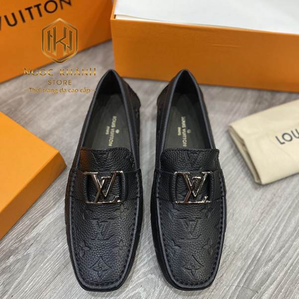 Review 6+ mẫu giày lười LV hoa đen ấn tượng bạn không thể bỏ lỡ 6 giay luoi lv hoa den