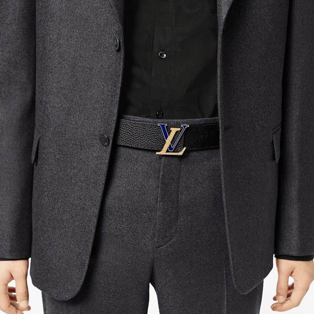 Thắt lưng lv hoa đen