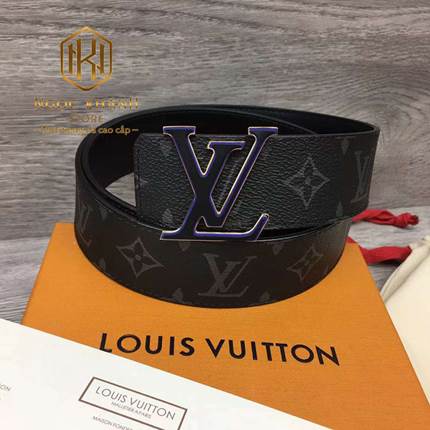Thắt lưng lv hoa đen