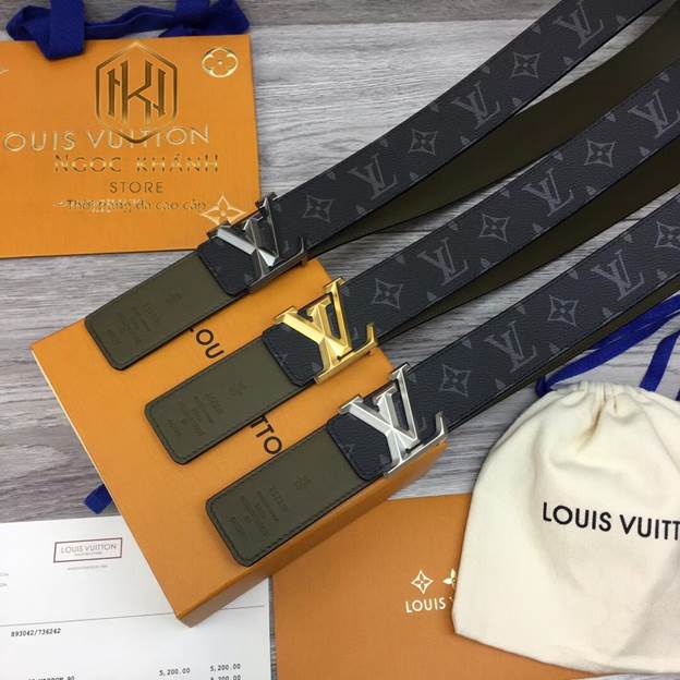 Thắt lưng lv hoa đen