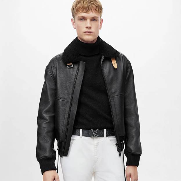 Thắt lưng lv hoa đen