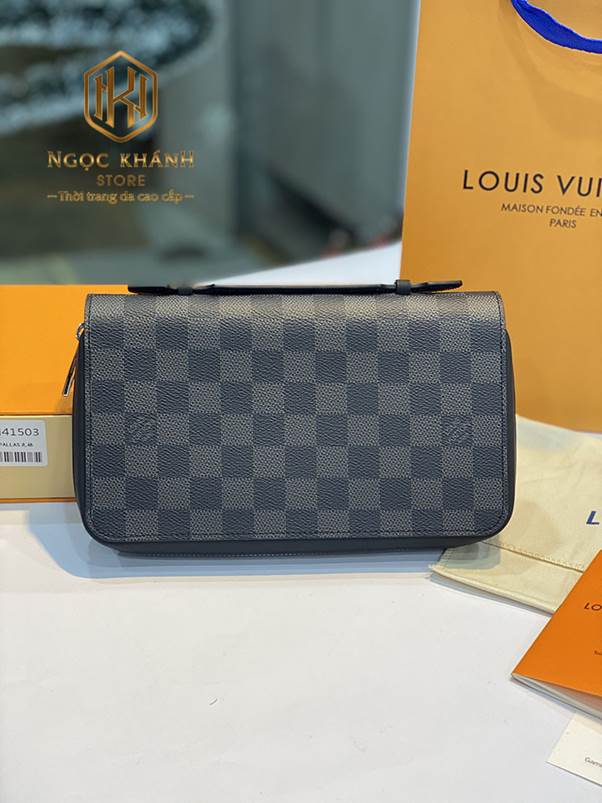 Top 11+ mẫu ví LV caro sang - xịn - mịn, giá tốt tại Ngọc Khánh Store 14 Ví LV caro