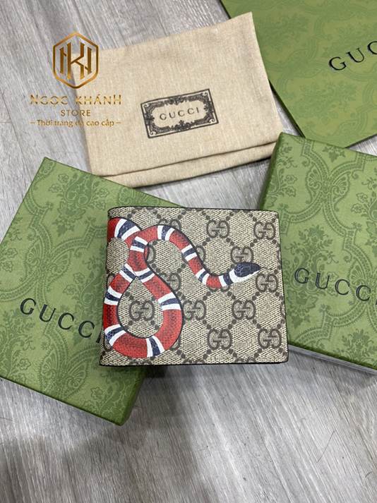 Gợi ý mẫu ví Gucci rắn ấn tượng được tín đồ thời trang săn lùng 4 Ví Gucci rắn