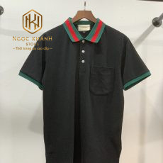 ao phong nam gucci mau be va den hoa tiet co xanh do 8