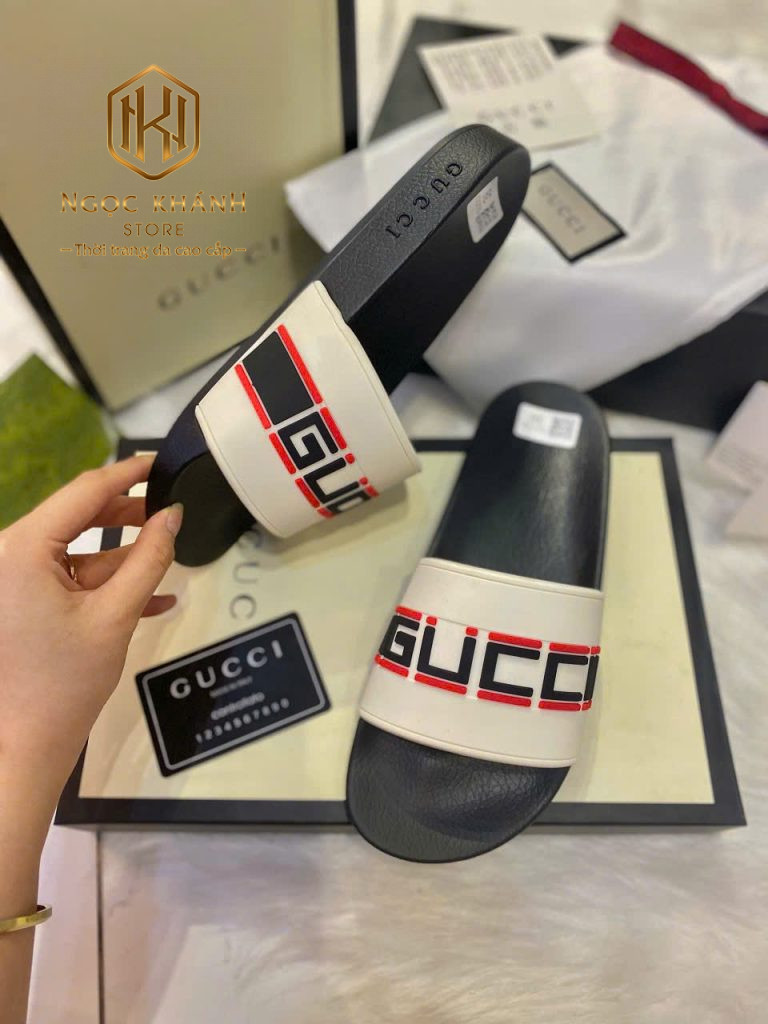 Dép Gucci nam quai ngang