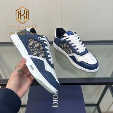 Giày nam Dior cột dây màu xanh