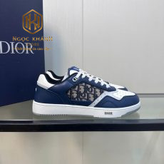 Giày nam Dior cột dây màu xanh