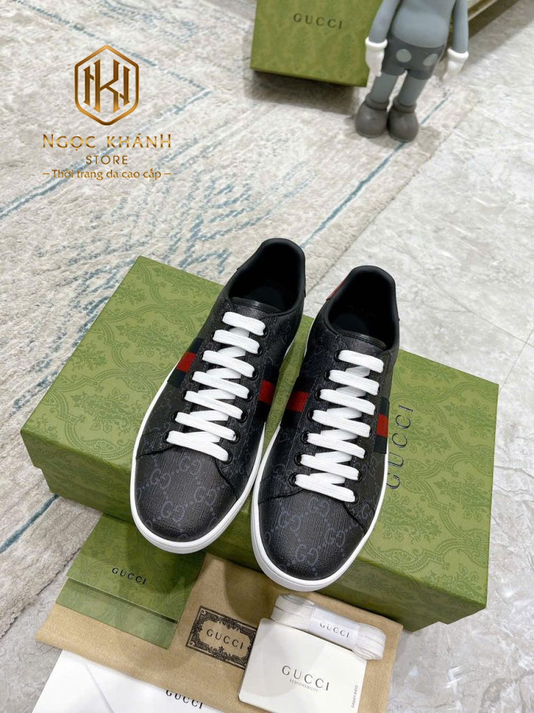 Giày nam Gucci màu xám