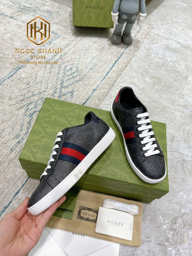 Giày nam Gucci màu xám