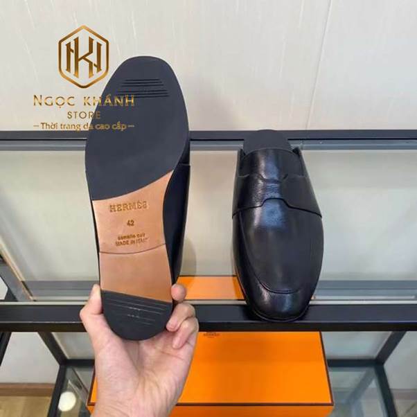 Review top giày sục Hermes nam hàng hiệu, chất lượng được tìm mua nhiều nhất hiện nay 2 sục hermes nam