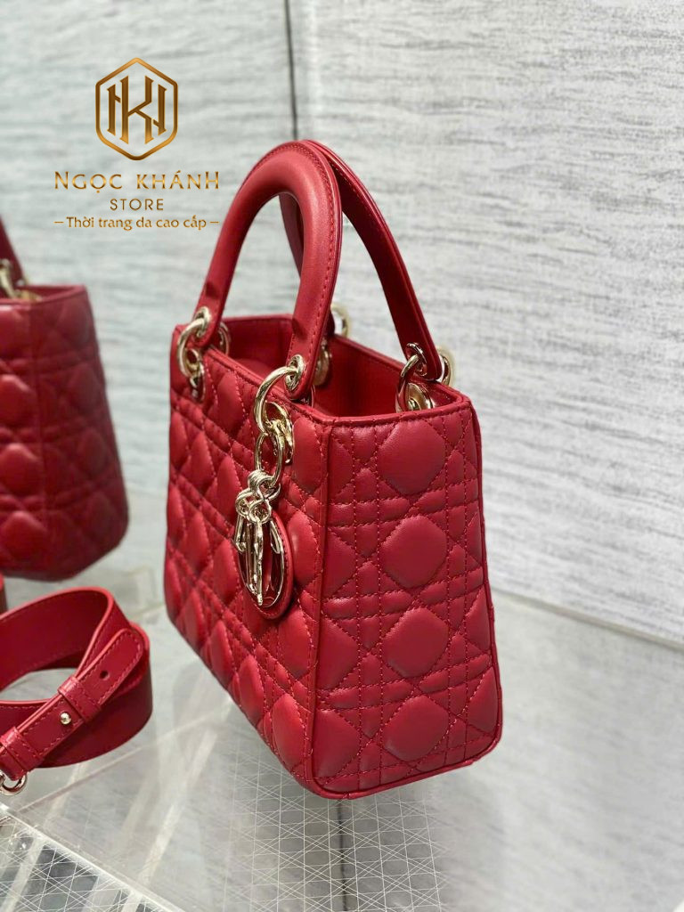 Túi xách nữ Dior Laddy màu đỏ