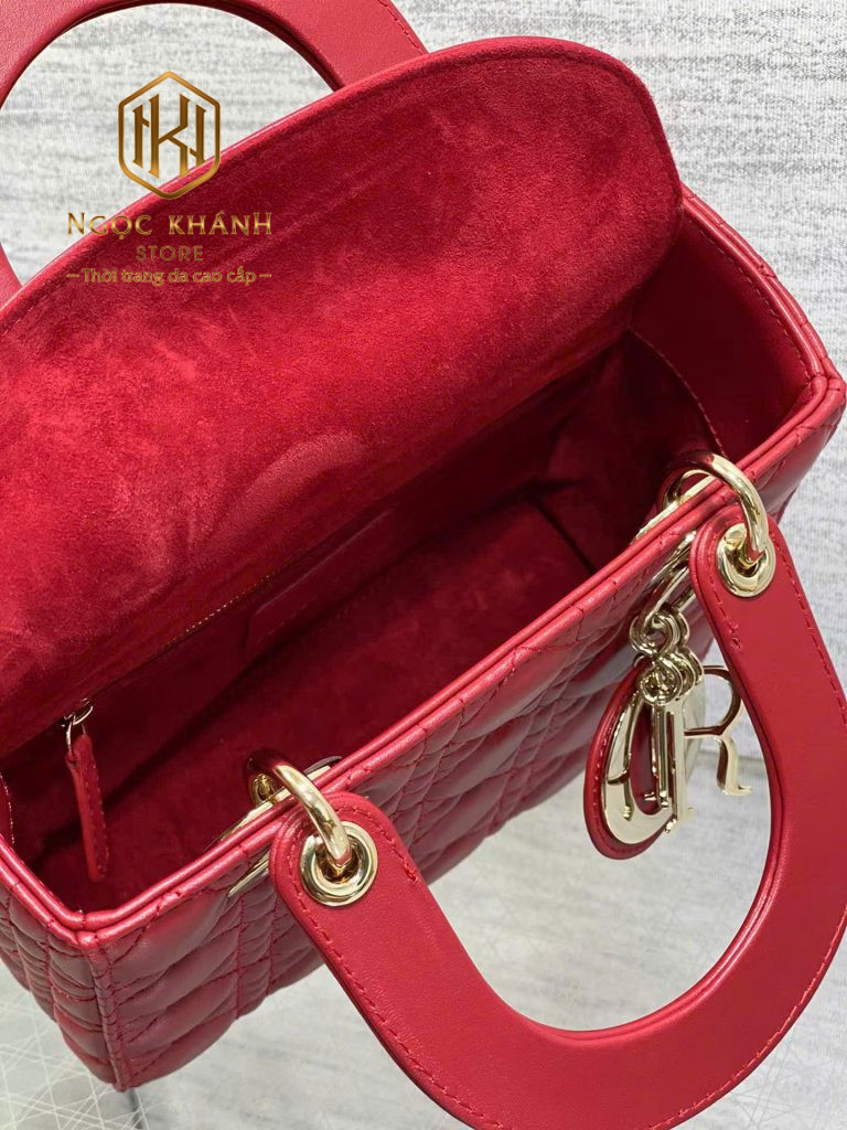 Túi xách nữ Dior Laddy màu đỏ
