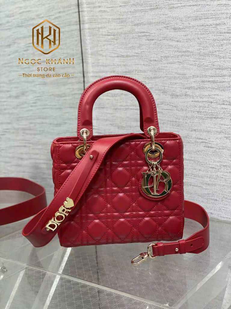 Túi xách nữ Dior Laddy màu đỏ