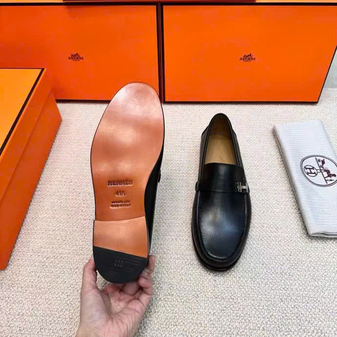 Giày lười Hermes nam