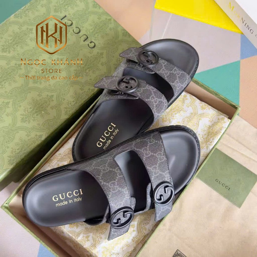 Dép nam Gucci hai quai