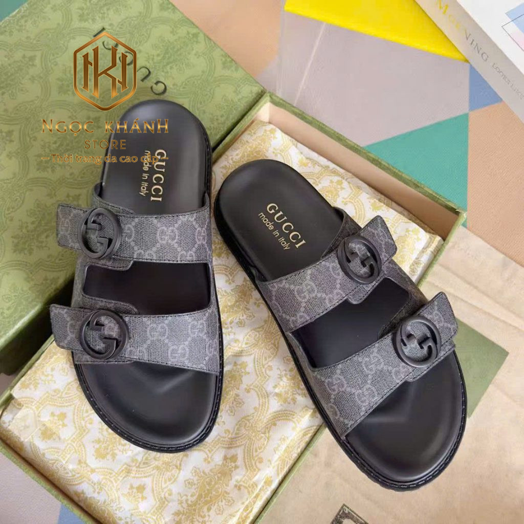 Dép nam Gucci hai quai