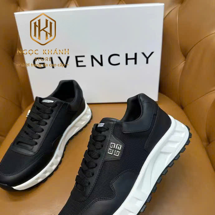 GIÀY NAM GIVENCHY MÀU ĐEN VIỀN DA TRƠN GNVC11 11 Giày nam Givenchy