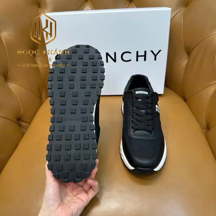 GIÀY NAM GIVENCHY MÀU ĐEN VIỀN DA TRƠN GNVC11 12 Giày nam Givenchy