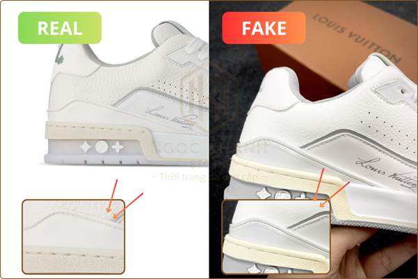 Cách check giày LV chính hãng: Mẹo phân biệt thật giả đơn giản 4 cach check giay lv chinh hang
