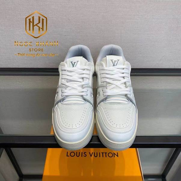 giày LV Trainer trắng