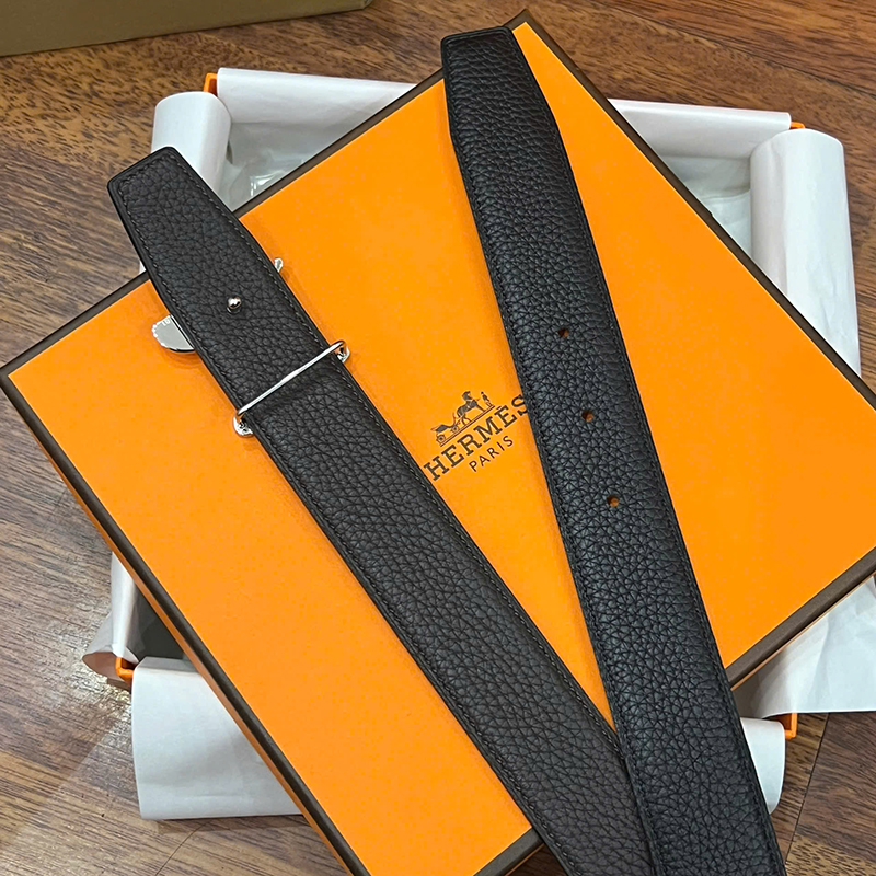 THẮT LƯNG HERMES NAM HỌA TIẾT KHÓA LOGO NGỰA MÀU TRẮNG TLHM39 7 that lung hermes nam